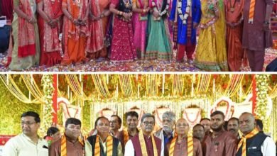 केड सती दादी जी का मंगल पाठ- बाराद्वार में पहली बार केडिया परिवार द्वारा श्री केड सती दादी जी का भव्य मंगल पाठ संपन्न, देश के विभिन्न स्थानों से पहुंचे समाज बंधु, छत्तीसगढ़ विधानसभा के नेता प्रतिपक्ष महंत भी पहुंचे आयोजन में, विद्या भूमि स्कूल परिसर में आयोजित था भव्य कार्यक्रम kshititech