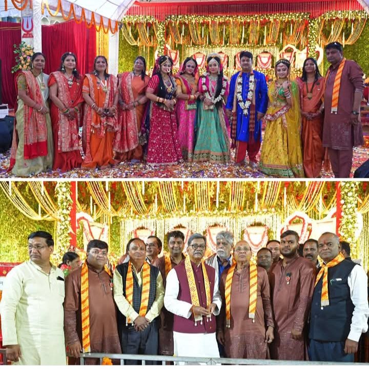 केड सती दादी जी का मंगल पाठ- बाराद्वार में पहली बार केडिया परिवार द्वारा श्री केड सती दादी जी का भव्य मंगल पाठ संपन्न, देश के विभिन्न स्थानों से पहुंचे समाज बंधु, छत्तीसगढ़ विधानसभा के नेता प्रतिपक्ष महंत भी पहुंचे आयोजन में, विद्या भूमि स्कूल परिसर में आयोजित था भव्य कार्यक्रम kshititech