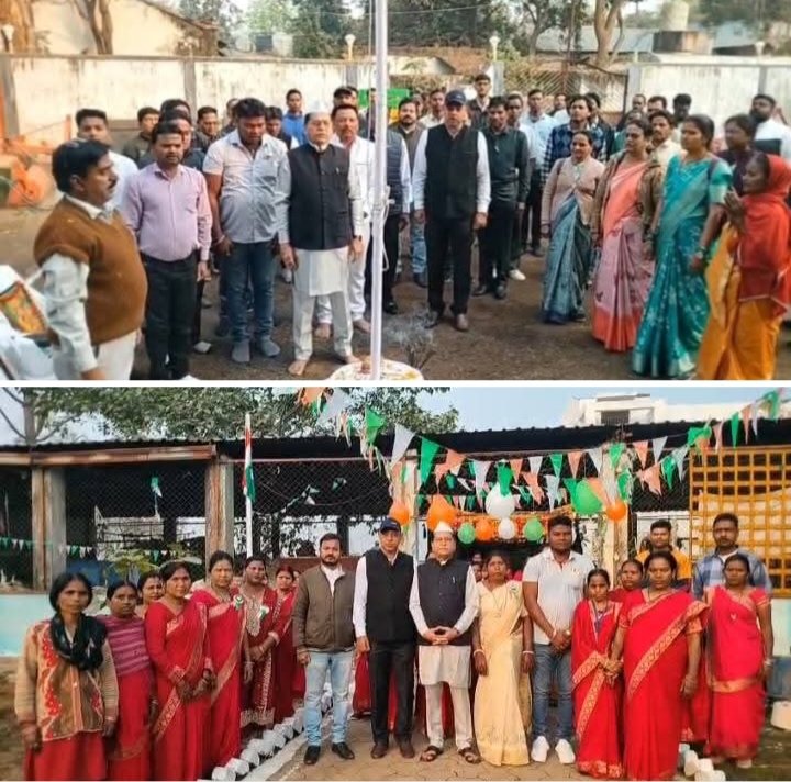 नगर पालिका कार्यालय में अध्यक्ष श्याम सुंदर अग्रवाल ने किया गणतंत्र दिवस पर ध्वजारोहण, नगर पालिका अध्यक्ष श्याम सुंदर ने कहा- हमें गर्व है कि हम हिंदुस्तानी हैं, भारत माता के सपूत है kshititech