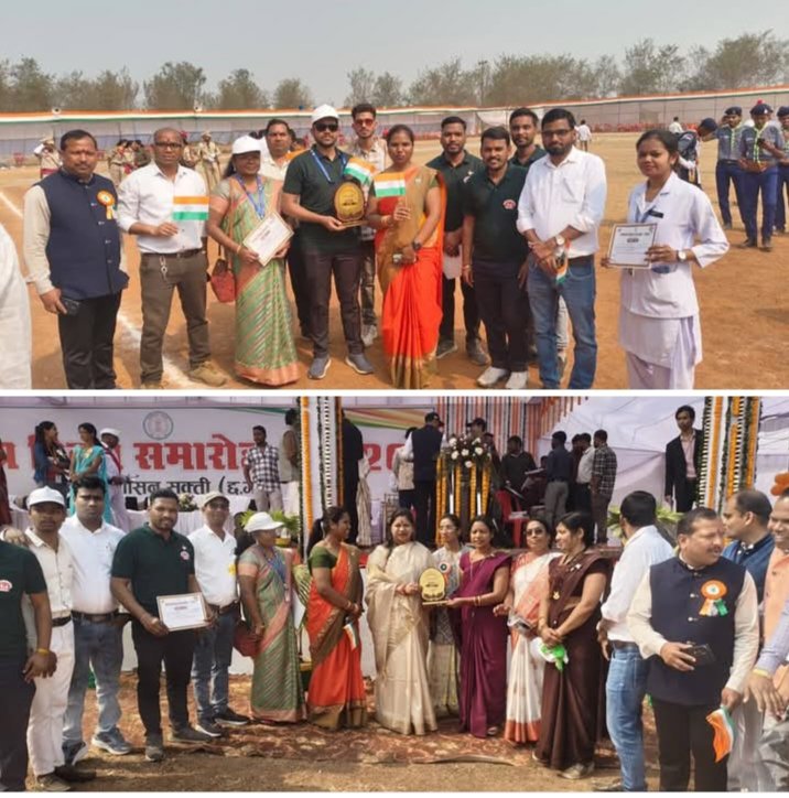 जिला स्तरीय गणतंत्र दिवस की समारोह की मुख्य झांकी प्रदर्शन में लोक स्वास्थ्य परिवार कल्याण विभाग को मिला पुरस्कार, मुख्य अतिथि के हाथों सम्मानित हुए विभाग के अधिकारी, कर्मचारी, सीएमएचओ डॉक्टर पूजा अग्रवाल ने भी दी पूरी विभागीय टीम को बधाई जिला स्तरीय गणतंत्र दिवस की समारोह की मुख्य झांकी प्रदर्शन में लोक स्वास्थ्य परिवार कल्याण विभाग को मिला पुरस्कार, मुख्य अतिथि के हाथों सम्मानित हुए विभाग के अधिकारी, कर्मचारी, सीएमएचओ डॉक्टर पूजा अग्रवाल ने भी दी पूरी विभागीय टीम को बधाई kshititech