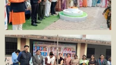 स्वामी आत्मानंद उत्कृष्ट विद्यालय चांपा में हर्षोल्लास के साथ मनाया गया 77वां गणतंत्र दिवस, कार्यक्रम का संचालन किया डॉक्टर रविंद्र द्विवेदी ने, सीनियर एडवोकेट महावीर सोनी रहे मुख्य अतिथि kshititech