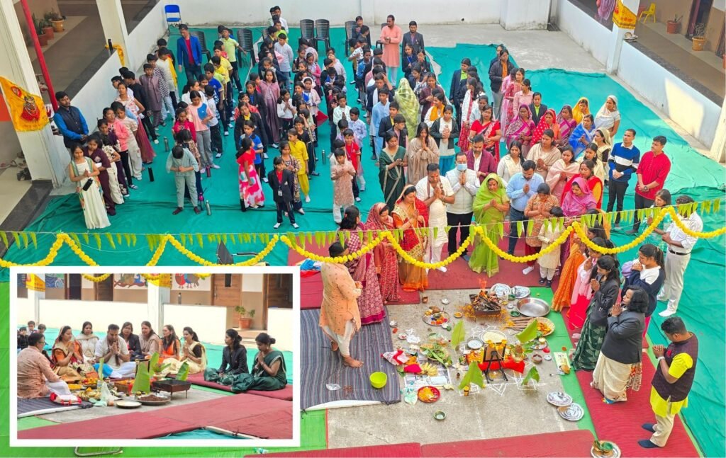 बाराद्वार शहर के एशियन वर्ल्ड स्कूल में श्री सत्यनारायण पूजा का हुआ भव्य आयोजन, बच्चों को संस्कारवान बनाने की दिशा में नई पहल kshititech