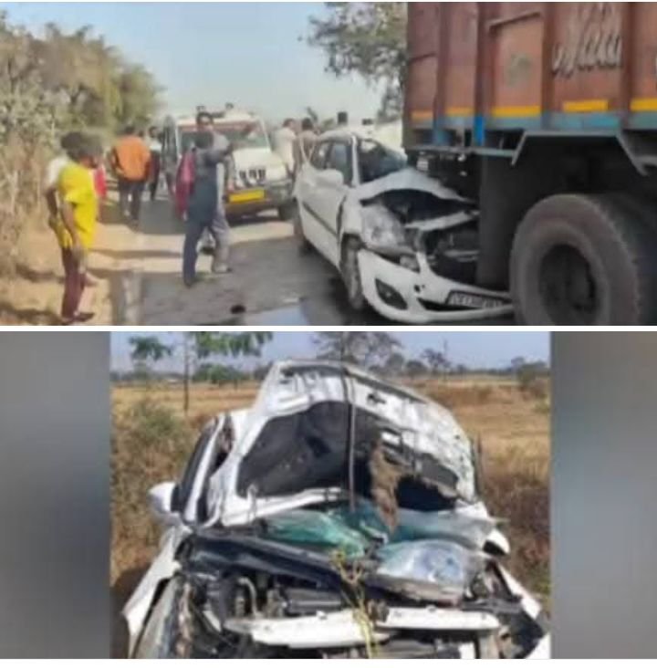 शक्ति में हुआ बड़ा सड़क हादसा, दो महिलाएं गंभीर घायल, शक्ति से बाहर किया गया रैफ़र, ट्रक में जा घुसी कार kshititech