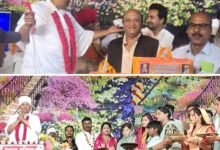 पूर्व नगर पालिका अध्यक्ष नरेश गेवाडीन ने लिया राष्ट्रीय संत असंग देव साहेब जी का आशीर्वाद, सत्संग का श्रवण करने पहुंचे गेवाडीन, डोंगिया सुलोनी पहुंचे नरेश, रामकुमार- गीता गबेल द्वारा कराया जा रहा है आयोजन kshititech