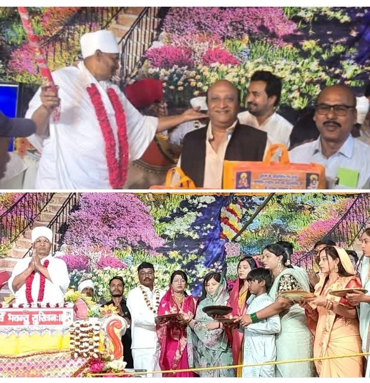 पूर्व नगर पालिका अध्यक्ष नरेश गेवाडीन ने लिया राष्ट्रीय संत असंग देव साहेब जी का आशीर्वाद, सत्संग का श्रवण करने पहुंचे गेवाडीन, डोंगिया सुलोनी पहुंचे नरेश, रामकुमार- गीता गबेल द्वारा कराया जा रहा है आयोजन kshititech