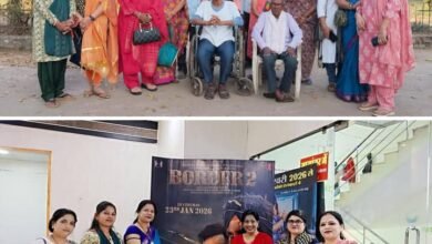 मल्टीप्लेक्स में बुजुर्गों को देशभक्ति फिल्म बॉर्डर-2 दिखलाई श्रुति फाउंडेशन ने,संस्था की चैयरमेन नीतू श्रीवास्तव भी रही मौजूद, नीतू ने कहा- बुजुर्ग खुश रहेंगे तो हम सबको मिलेगी खुशी, फिल्म देखने के बाद बुजुर्गों में भी दिखा देश भक्ति का जुनून kshititech