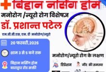 शक्ति के बिहान नर्सिंग होम में 20 फरवरी को मिलेगी न्यूरो स्पेशलिस्ट डॉक्टर प्रशांत पटेल की चिकित्सा परामर्श सुविधाये, अस्पताल में हो रहा है आयुष्मान कार्ड से इलाज एवं सोनोग्राफी की भी मिल रही सुविधाएं kshititech