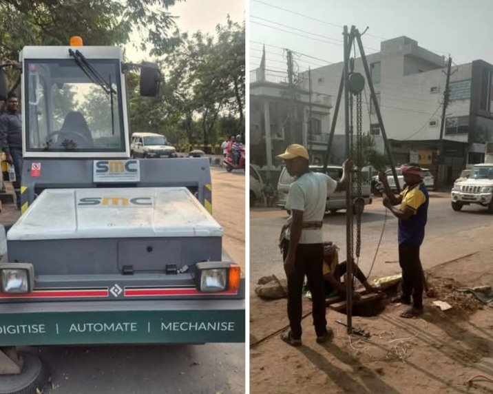 धूल मुक्त होगा शक्ति शहर, नगर पालिका ने लगाई सड़कों की धूल खींचने विशेष मशीन, पानी की समस्या से निपटने छोटी टैंकरों से भी होगी पानी की आपूर्ति, पालिका अध्यक्ष अग्रवाल के प्रयासों से शहर विकास को मिल रही नई गति kshititech