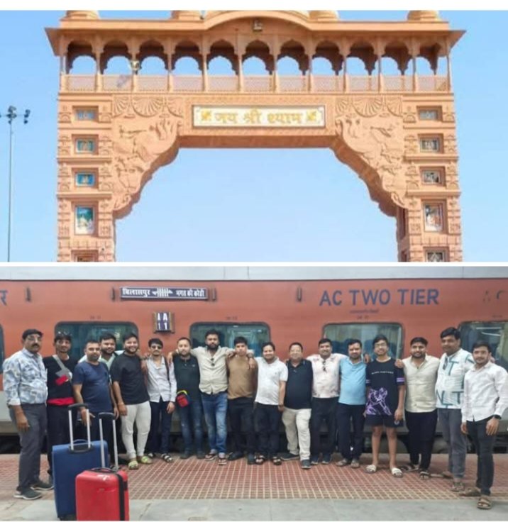 अद्भुत जुनून है शक्ति के श्याम प्रेमियों का, करोड़ो की भीड़ में भी बाबा को रिझाएंगे खाटू में,शक्ति के श्याम प्रेमी खाटू धाम में फाल्गुन की एकादशी में करेंगे बाबा श्याम का दीदार,श्याम प्रेमियों का जत्था हुआ ट्रेन से रवाना, हाथों में निशान उठाकर पैदल करेंगे यात्रा kshititech