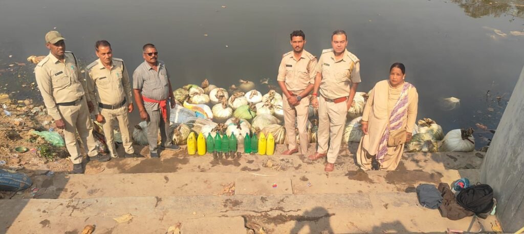 होली पर्व के पूर्व आबकारी विभाग की ताबड़तोड़ कार्रवाई 139 लीटर महुआ शराब और 1840 किलो महुआ लाहन बरामद kshititech