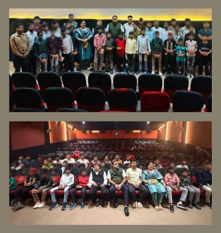 बनारी की हरि लीला चैरिटेबल ट्रस्ट की पहल-बाल गृह के 40 बच्चों एवं कर्मचारियों को मल्टीप्लेक्स में दिखाया बॉर्डर-2, ट्रस्ट के अमर सुल्तानिया भी रहे मौजूद, छत्तीसगढ़ में सेवा, रचनात्मक कार्य करने वाली सक्रिय सामाजिक संस्था है हरि लीला ट्रस्ट kshititech