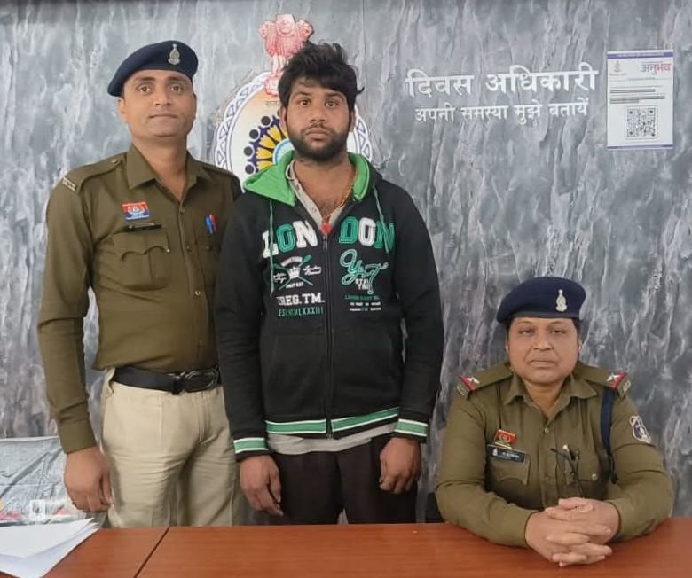 शक्ति पुलिस की बड़ी सफलता- पीड़िता के साथ दुष्कर्म कर मारपीट करने वाले एवं दो महीने से फरार आरोपी को किया पुलिस ने गिरफ्तार kshititech