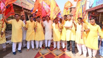 सक्ति का ऐतिहासिक श्याम महोत्सव- शक्ति शहर में निकली श्याम महोत्सव पर निशान यात्रा, श्री राधा कृष्ण मंदिर में हुआ फागुन श्याम ग्यारस पर भजन संध्या, निशान यात्रा का हुआ जगह-जगह स्वागत, भजन उत्सव कार्यक्रम में उमड़ी श्याम प्रेमियों की भीड़ सक्ति का ऐतिहासिक श्याम महोत्सव- शक्ति शहर में निकली श्याम महोत्सव पर निशान यात्रा, श्री राधा कृष्ण मंदिर में हुआ फागुन श्याम ग्यारस पर भजन संध्या, निशान यात्रा का हुआ जगह-जगह स्वागत, भजन उत्सव कार्यक्रम में उमड़ी श्याम प्रेमियों की भीड़ kshititech