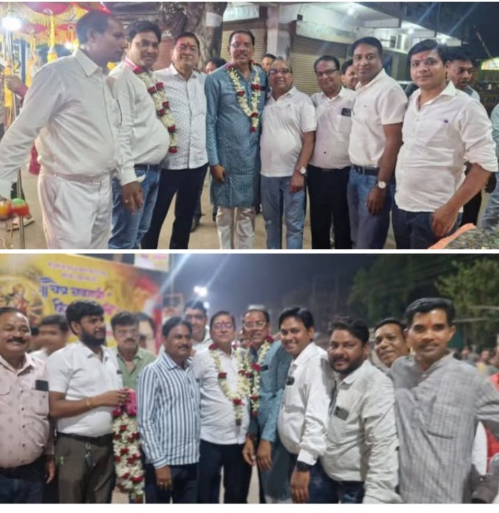 शक्ति में भाईचारे की मिशाल-15 मार्च को साहू समाज की निकली भक्त माता कर्मा जयंती की शोभायात्रा का स्वागत किया अग्रवाल सभा शक्ति ने. अध्यक्ष श्यामसुंदर अग्रवाल के नेतृत्व में हुआ जोरदार स्वागत kshititech