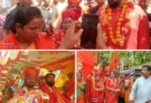 जिला मुख्यालय शक्ति में हिंदू नव वर्ष की शोभायात्रा में उमड़ा सनातनियों का सैलाब।भव्य शोभायात्रा के साथ ही सामुदायिक भवन में हुआ दिव्या प्रेत दरबार एवं कार्यक्रम का आयोजन घर वापसी प्रमुख अंजू गबेल ने कहा- ऐतिहासिक रही शोभायात्रा। अंजू ने भाजपा सरकार का किया- धर्म स्वातंत्रय विधेयक पास करने के लिए आभार kshititech