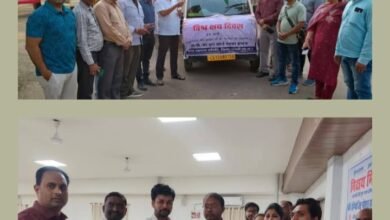 सामूहिक नेतृत्व. सामूहिक प्रयास-शक्ति जिले में 100 दिवसीय टीबी मुक्त भारत अभियान बनाने के कार्यक्रम का हुआ शुभारंभ. कलेक्टर. जिला पंचायत सीईओ. एवं सीएमएचओ मैडम रही मौजूद. नगर पालिका शक्ति के अध्यक्ष श्यामसुंदर अग्रवाल ने किया जागरूकता रथ को रवाना. वेदांता पावर प्लांट का भी अभियान में मिलेगा सहयोग kshititech