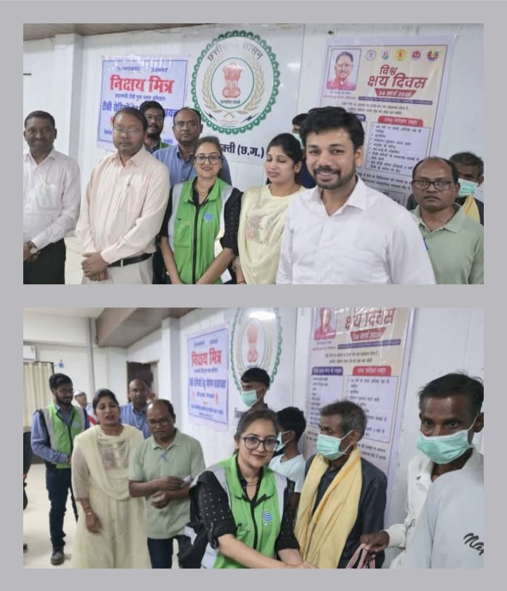 विश्व क्षय रोग दिवस पर व्हीएलसीटीपीपी सक्ती के टीबी मरीजों के लिए बना निक्षय मित्र. मरीज को किया गया पोषण किट का वितरण. पूरे 6 महीने तक टीबी मरीजों को दी जाती रहेगी पोषण किट. शक्ति जिले के कलेक्टर जिला पंचायत सीईओ एवं सीएमएचओ मैडम के निर्देशन में वेदांता कर रहा सहयोग kshititech