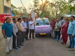 सामूहिक नेतृत्व. सामूहिक प्रयास-शक्ति जिले में 100 दिवसीय टीबी मुक्त भारत अभियान बनाने के कार्यक्रम का हुआ शुभारंभ. कलेक्टर. जिला पंचायत सीईओ. एवं सीएमएचओ मैडम रही मौजूद. नगर पालिका शक्ति के अध्यक्ष श्यामसुंदर अग्रवाल ने किया जागरूकता रथ को रवाना. वेदांता पावर प्लांट का भी अभियान में मिलेगा सहयोग kshititech