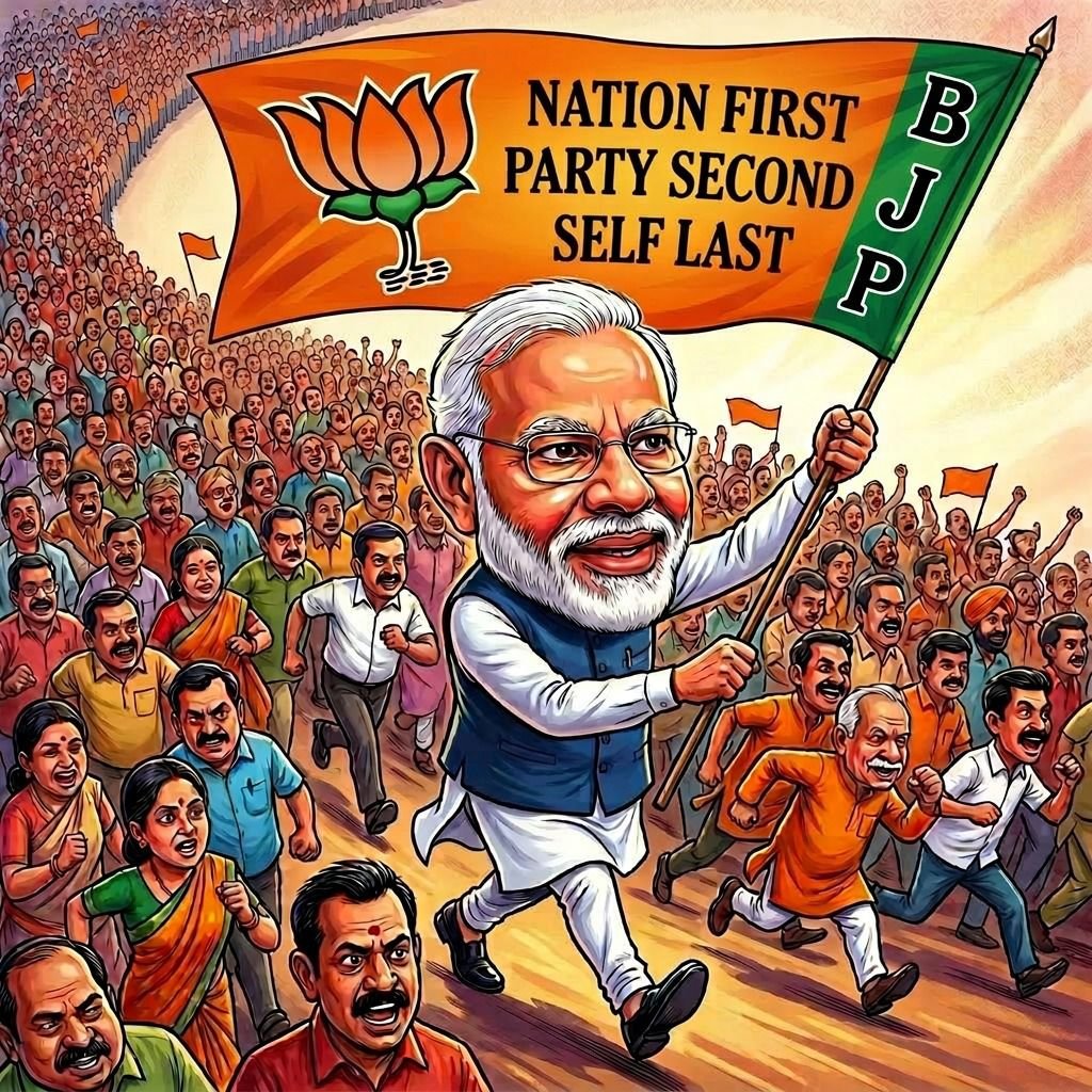 शक्ति में 47 वें स्थापना दिवस का भाजपाइयों ने किया उत्साह के साथ आयोजन. शक्ति के भाजपा कार्यालय में शान से लहराया भाजपा का ध्वज. पूर्व सांसद कमलेश जांगड़े एवं पूर्व मंत्री मेधा राम साहू भी रहे मौजूद. भाजपाइयों ने कहा-Nation first party second self last. भारतीय जनता पार्टी की मूल भावना ही यही है भाजपा केवल एक राजनैतिक दल नहीं. बल्कि राष्ट्र निर्माण का एक सतत संकल्प है. जहां व्यक्ति नहीं. राष्ट्र सर्वोपरि है शक्ति में 47 वें स्थापना दिवस का भाजपाइयों ने किया उत्साह के साथ आयोजन. शक्ति के भाजपा कार्यालय में शान से लहराया भाजपा का ध्वज. पूर्व सांसद कमलेश जांगड़े एवं पूर्व मंत्री मेधा राम साहू भी रहे मौजूद. भाजपाइयों ने कहा-Nation first party second self last. भारतीय जनता पार्टी की मूल भावना ही यही है भाजपा केवल एक राजनैतिक दल नहीं. बल्कि राष्ट्र निर्माण का एक सतत संकल्प है. जहां व्यक्ति नहीं. राष्ट्र सर्वोपरि है kshititech