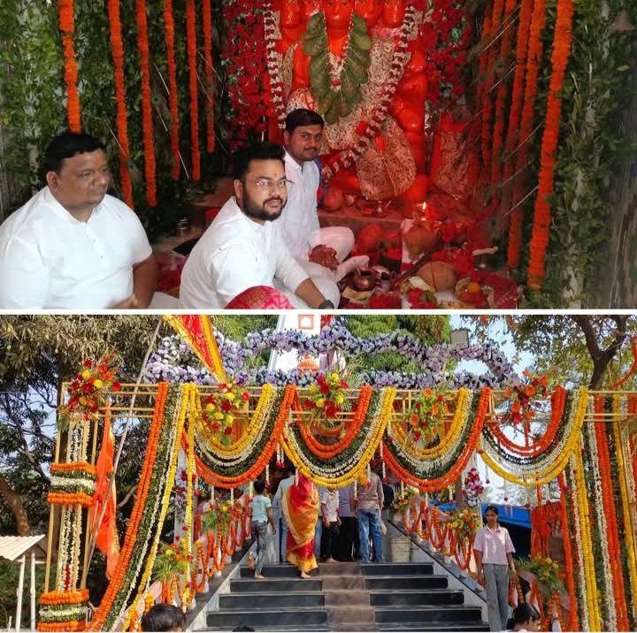 हनुमान जन्मोत्सव पर हरेठी के पंचमुखी दक्षिण मुखी हनुमान मंदिर में उमड़ी भक्तों की भीड़. पंडित भोलाशंकर तिवारी ने करवाई पूजा-अर्चना।थाना चौक हटरी चौक स्थित हनुमान मंदिरों में भी लोगों ने किया दर्शन. बालाजी ट्रेडर्स परिवार ने अग्रसेन चौक से हरेठी जाने के लिए श्रद्धालुओं की करी निशुल्क वाहन व्यवस्था kshititech