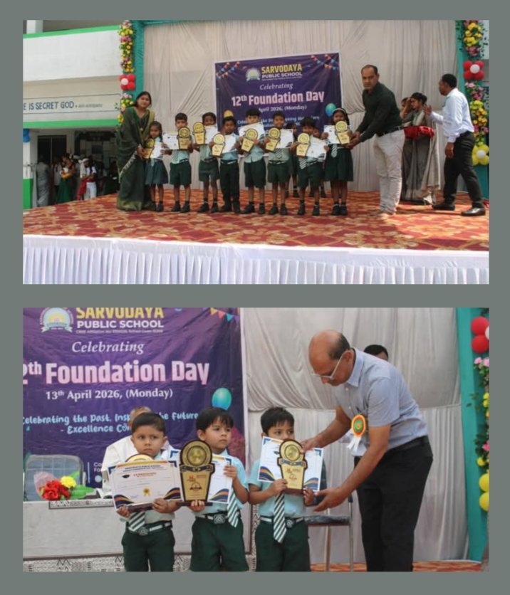 चंद्रपुर के प्रतिष्ठित सीबीएसई सर्वोदय पब्लिक स्कूल का बारहवां स्थापना दिवस मनाया गया धूमधाम से. साल 2014 में हुई थी विद्यालय की स्थापना शिक्षा. संस्कार एवं खेलकूद में राष्ट्रीय स्तर पर बनाई इस स्कूल ने अपनी पहचान. विद्यालय से पढ़कर निकले विद्यार्थी आज राष्ट्रीय स्तर पर दे रहे हैं विभिन्न क्षेत्रों में अपनी सेवाएं kshititech