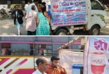 सारंगढ़ की श्री शांति सेवा समिति ने करी सेवा रूपी पहल- भीषण गर्मी में सार्वजनिक स्थानों पर लोगों को पिलाया जा रहा ठंडा पानी एवं शर्बत. समिति के संस्थापक महेंद्र अग्रवाल ने कहा सेवा एवं रचनात्मक कार्य करना ही हमारा मुख्य उद्देश्य kshititech