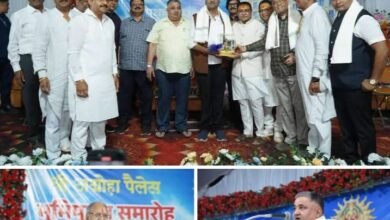 अंबिकापुर में अग्रोहा पैलेस निर्माण की रखी गई आधारशिला-अग्रवाल समाज का इतिहास सेवा समर्पण एवं लोक कल्याण की अमिट परंपरा से भरा हुआ है- बृजमोहन अग्रवाल.अंबिकापुर में श्री अग्रोहा पैलेस के निर्माण का हुआ भव्य भूमि पूजन. कैबिनेट मंत्री राजेश अग्रवाल सहित समाज के पदाधिकारी रहे मौजूद. डेढ़ सौ कमरे के अत्याधुनिक भवन का होगा निर्माण kshititech