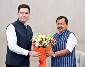 आम आदमी पार्टी को लगा बड़ा झटका-10 सांसदों में 7 गए भाजपा में, बच गए तीन; राज्यसभा में अब आप के सांसद कौन-कौन? LS में क्या स्थिति. सांसद राघव चड्ढा ने कहा- आप स्वार्थ के लिए करती है काम. भाजपा अध्यक्ष नितिन नवीन ने किया सांसदों का पार्टी में स्वागत kshititech