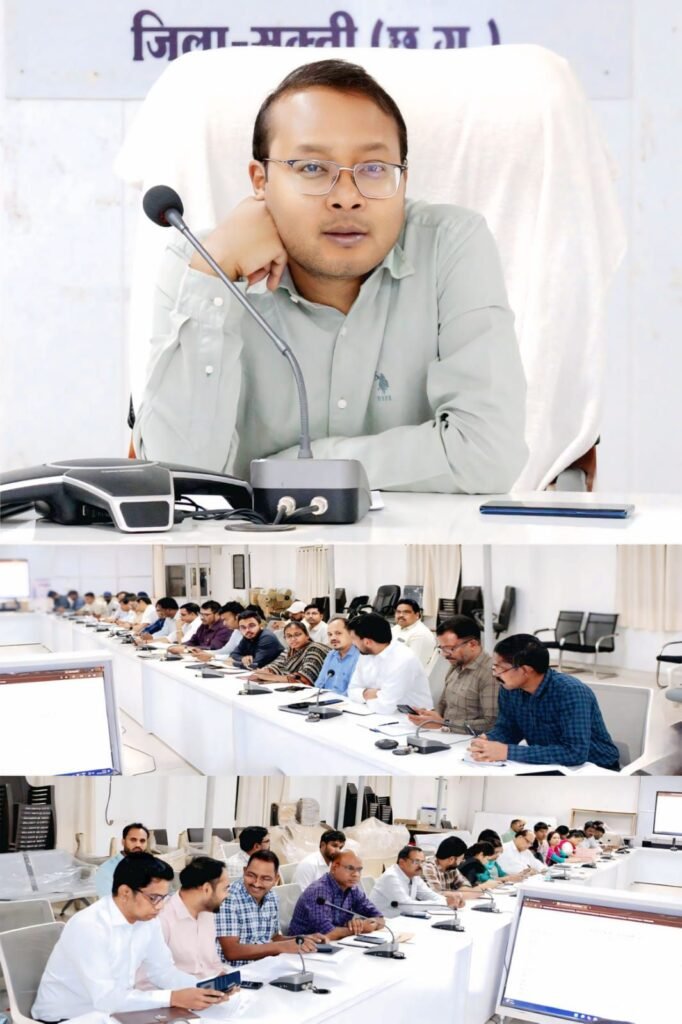 शक्ति जिले के सरकारी कामकाज में ए आई तकनीक से आएगी तेजी. समय की भी होगी बचाते कलेक्टर तोपनो। बुधवार को समय सीमा की बैठक को संबोधित कर रहे थे जिले के प्रशासनिक मुखिया।राजस्व पखवाड़े के आयोजन को लेकर भी कलेक्टर साहब ने दिए निर्देश. नए शैक्षणिक सत्र में स्कूली व्यवस्थाओं को लेकर भी दिए साहब जी ने निर्देश kshititech