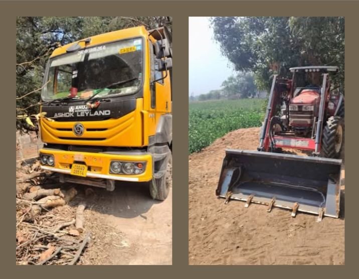 शक्ति जिला खनिज विभाग ने हसौद के करही में करी अवैध रेत उत्खनन पर बड़ी कार्रवाई.अनेकों वाहन किए गए जब्त,कलेक्टर तोपनों के निर्देशन में जिला खनिज अधिकारी बंजारे की टीम कर रही है लगातार कार्रवाई. माइनिंग विभाग की कार्रवाई से अवैध उत्खनन कारियो में दशहत kshititech