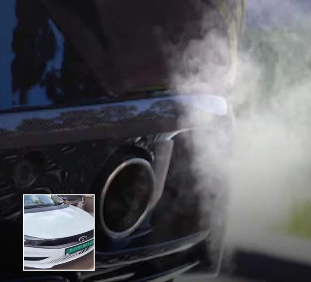 अजब है पुलिस के कारनामे- 3 महीने पुरानी इलेक्ट्रिक कार का बना दिया प्रदूषण चाला. मलिक ने कहा- कार में साइलेंसर ही नहीं है तो फिर चालान किसका kshititech