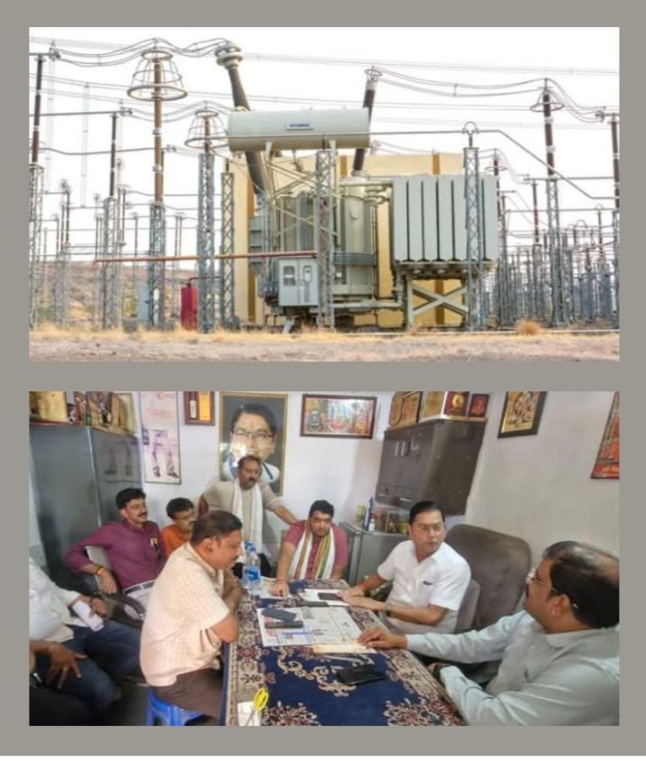 नगर पालिका अध्यक्ष श्यामसुंदर अग्रवाल की पहल पर शक्ति संभाग के विद्युत उच्चाधिकारी भारद्वाज जी से हुई समस्याओं को लेकर सकारात्मक चर्चा. साहब जी ने दिया उपभोक्ताओं को बेहतर विद्युत आपूर्ति देने का वायदा kshititech