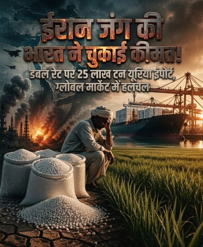 यूरिया खाद हो सकती है महंगी- ईरान युद्ध का दिखेगा भारत की खेती पर प्रत्यक्ष असर. सब्सिडी का बढ़ेगा बोझ kshititech