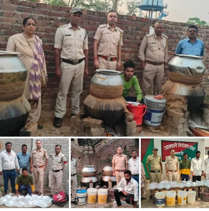 आबकारी विभाग शक्ति जिले के सहायक आबकारी अधिकारी आशीष उप्पल की संयुक्त टीम द्वारा मल्दा जैजैपुर में शराब कारोबारियों पर कार्रवाई kshititech