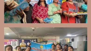 सेवा की अनूठी मिशाल-पोषण आहार का वितरण- शक्ति की अखिल भारतीय मारवाड़ी महिला समिति ने सरकारी अस्पताल में किया गर्भवती माताओ एवं नवजात शिशुओं को पोषण आहार का वितरण. शाखा अध्यक्ष सरोज अग्रवाल एवं पूर्व प्रांतीय अध्यक्ष उषा अग्रवाल के नेतृत्व में हुआ कार्यक्रम kshititech