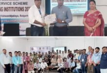 राष्ट्रीय सेवा योजना के कार्यक्रम अधिकारियों का 7 दिवसीय प्रशिक्षण संपन्न.06 से 12 मई तक रायगढ़ में आयोजित था कार्यक्रम kshititech