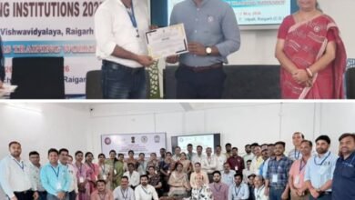 राष्ट्रीय सेवा योजना के कार्यक्रम अधिकारियों का 7 दिवसीय प्रशिक्षण संपन्न.06 से 12 मई तक रायगढ़ में आयोजित था कार्यक्रम kshititech