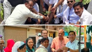 शनिवार को अपने जन्मदिन के मौके पर शक्ति&nbsp; के नगर पालिका अध्यक्ष ने किया पार्षदों के साथ वृक्षारोपण. स्वच्छता मित्रों एवं पालिका कर्मचारियों को कराया स्वल्पाहार. पार्षदों ने भी दी अध्यक्ष जी को बधाई. शुभकामनाओं से अभिभूत श्याम सुंदर ने कहा- हम सब मिलकर करेंगे शहर का विकास kshititech
