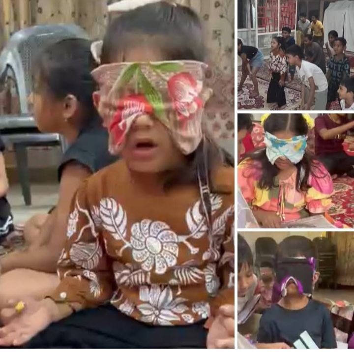 कमाल कर दिया है शक्ति के बच्चों ने- विनीता मैडम की थर्ड आई एक्टिवेशन प्रोग्राम से आंखों में पट्टी बांधकर बच्चे पढ़ रहे अखबार और पहचान रहे कलर. 16 मई से प्रारंभ हुई पहली बैच. बच्चों के आत्मविश्वास में भी हो रहा जबरदस्त इजाफा kshititech
