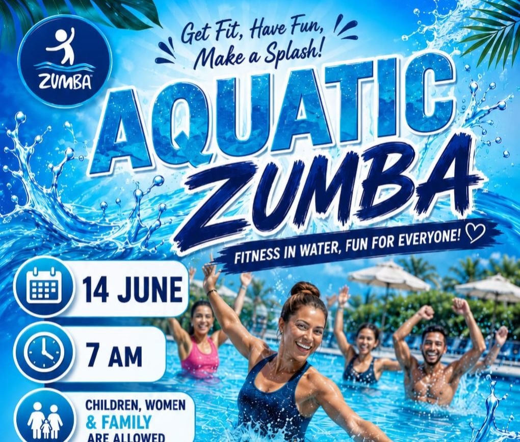शक्ति शहर में फिर लौट रहा है बहुप्रतीक्षित “Aqua Zumba Season-2”14 जून सुबह 7 बजे वासु रिसोर्ट में होगा भव्य आयोजन.प्रांजल ने दी जानकारी शक्ति शहर में फिर लौट रहा है बहुप्रतीक्षित “Aqua Zumba Season-2”14 जून सुबह 7 बजे वासु रिसोर्ट में होगा भव्य आयोजन.प्रांजल ने दी जानकारी kshititech