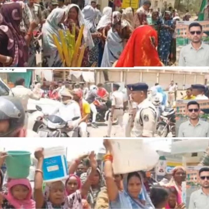 पानी. बिजली की समस्या को लेकर कंचनपुर गांव के सैकड़ो लोगों ने किया मुख्य मार्ग को जाम. पुलिस की समझाइश के बाद अंतत माने ग्रामीण kshititech