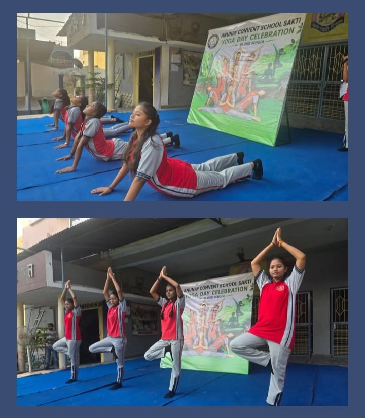 करो योग रहो निरोग-योग के प्रति जागरूकता लाने शक्ति के अनुनय कॉन्वेंट हायर सेकेंडरी स्कूल ने योग दिवस पर किया योगाभ्यास का कार्यक्रम डायरेक्टर योगेश साहू ने कहा- योग हमारे जीवन का एक हिस्सा. विद्यालय परिवार में दिखा योग को लेकर भारी उत्साह kshititech