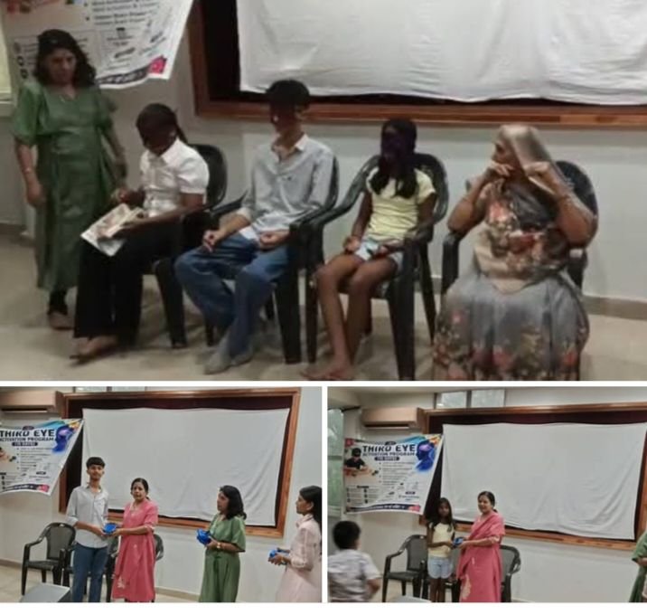 शक्ति के बच्चे आंखों में पट्टी बांधकर चलाएंगे साइकिल-कमाल कर दिया विनीता मैडम की ट्रेनिंग ने -शक्ति के गिरिराज रेन बसेरा में थर्ड आई एक्टिवेशन प्रोग्राम का 4 जून को हुआ समापन. प्रतिभागियों को पुरस्कार वितरण के साथ ही प्रशिक्षक विनीता मैडम ने कहा- शक्ति अंचल के बच्चों की इस अद्वितीय प्रतिभा को करती हूं नमन kshititech