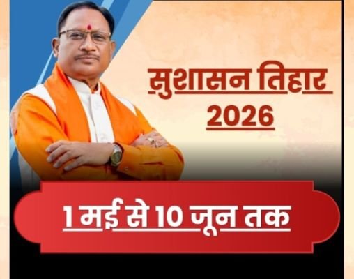 जिले के अंतिम समाधान शिविर के लिए नोडल अधिकारी बनाई गई जिले की सीएमएचओ मैडम. 10 जून को डभरा ब्लॉक के खुरघट्टी में होगा सुशासन तिहार 2026 का शिविर. कलेक्टर तोपनों के निर्देशन में नागरिकों की समस्याओं का होगा निराकरण kshititech