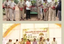 सरदार वल्लभभाई पटेल की 150वीं जयंती पर जिला पुलिस शक्ति ने करी एक अनुकरणीय पहल- एकता वृक्षारोपण अभियान के तहत किया सघन वृक्षारोपण. पुलिस प्रशासन. वन विभाग सहित जन प्रतिनिधि रहे मौजूद. एसपी ठाकुर ने कहा सिर्फ वृक्ष लगाना ही पर्याप्त नहीं उसे संरक्षण देने की है आवश्यकता. नगर पालिका अध्यक्ष श्यामसुंदर अग्रवाल ने भी किया वृक्षारोपण kshititech