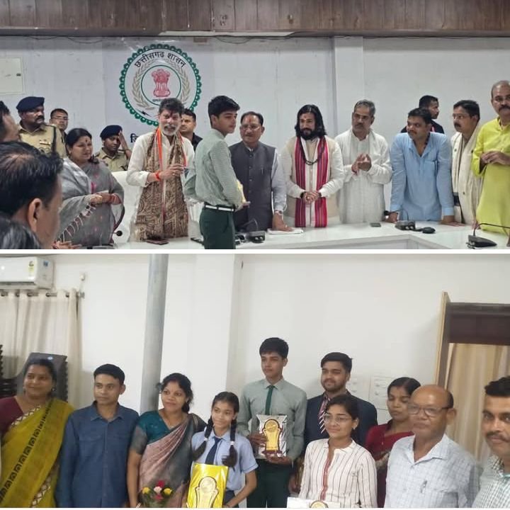 मुख्यमंत्री के हाथों सम्मानित हुए ग्रीन फील्ड स्कूल बाराद्वार के मेरिट विद्यार्थी. उत्कृष्ट विद्यालय के रूप में पहचान बना रहा है ग्रीन फील्ड इंग्लिश मीडियम स्कूल kshititech
