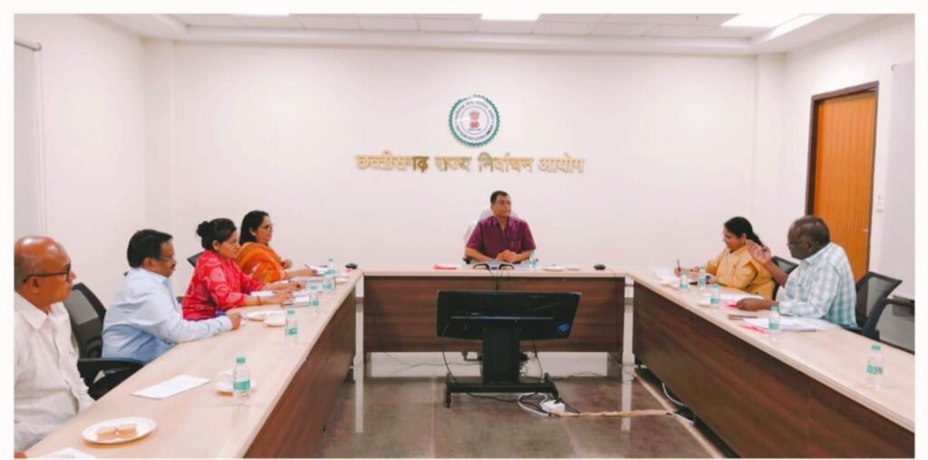 बज गया निकाय चुनाव का बिगुल दिसंबर में होने वाले नगरीय निकाय के चुनाव को लेकर राज्य निर्वाचन आयुक्त ने करी समीक्षा बैठक kshititech