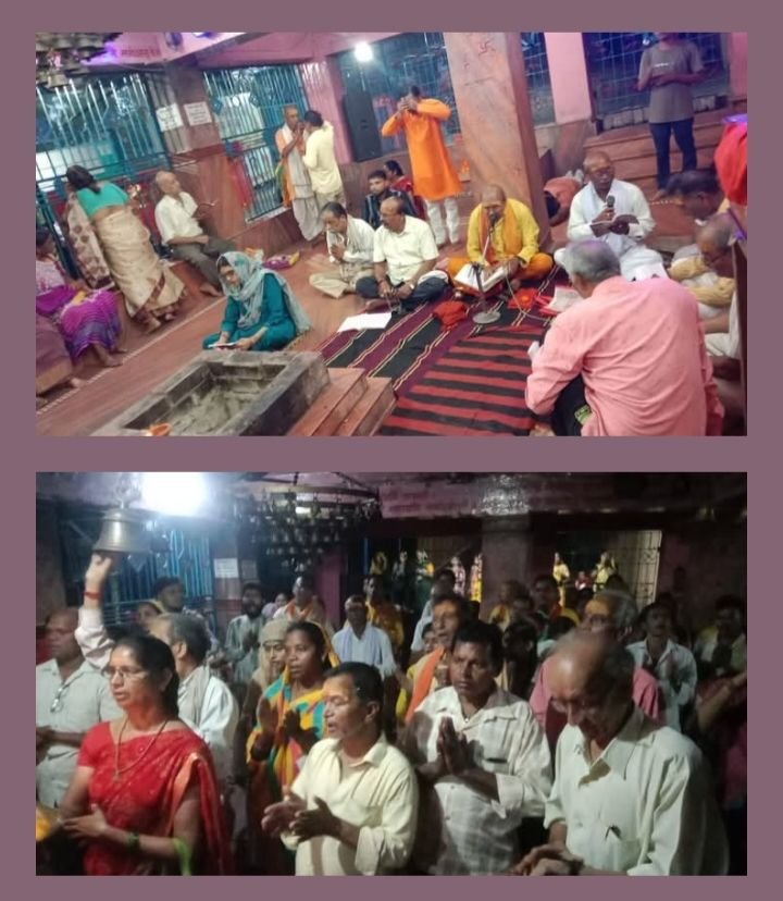 सक्ति के महामाई दाई मंदिर में हुआ सुंदरकांड एवं हनुमान चालीसा का महापाठ.देवेंद्र सोनी ने दी जानकारी kshititech