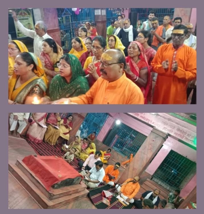 शक्ति के महामाई देवी मंदिर में गुप्त नवरात्रि पर्व पर आयोजित पाठ को दिया गया विराम. सुंदरकांड एवं हनुमान चालीसा पाठ के साथ ही धार्मिक कार्यक्रमों का हुआ आयोजन। देवेंद्र सोनी ने दी जानकारी kshititech