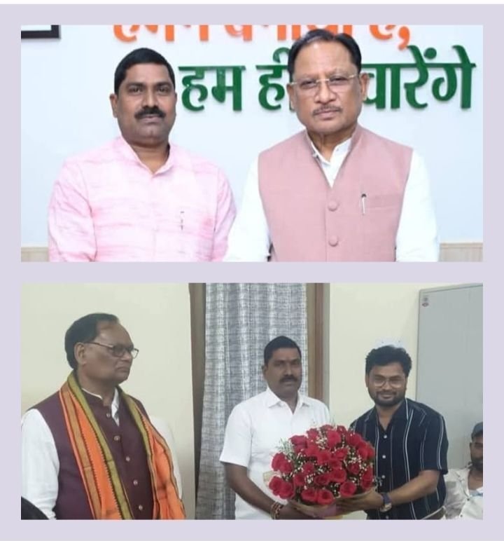 शक्ति जिले का प्रदेश में बढ़ा राजनैतिक कद-प्रेम पटेल ने रायपुर पहुंचकर किया शाकम्भरी बोर्ड के सदस्य के रूप में पदभार ग्रहण. छत्तीसगढ़ शासन ने करी थी नियुक्ति. जिले के वरिष्ठ भाजपा नेता है प्रेम पटेल kshititech
